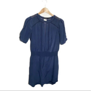 Karen Millen Blue Silk Dress Size 8